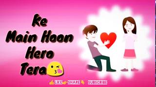 Main Hoon Hero Tera || WhatsApp status || Hero movie || Salman khan || Amaal Ali