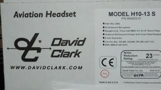 Unboxing of the David Clark H10-13S