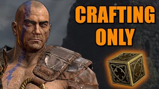 D2R Crafting Only - Starting Hardcore with NOTHING [LIVE]