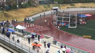 H29 六大学対校陸上競技大会　対校100m予選１組