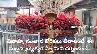 Sri Subrahmanyeswara Swamy temple, Mopidevi -  శ్రీ సుబ్రహ్మణ్యేశ్వరస్వామి దేవస్థానం, మోపిదేవి