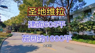 大热虹桥版块约1000平花园临河独栋别墅，建面603平，仅3300个W！