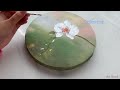 how to paint white orchid with acrylic painting tutorial step by step