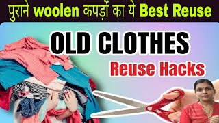 Old clothes - 5 DIY Reuse hacks  /Sewing project /Old woolen clothes best reuse ideas #nocostdiy