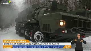 Rússia realiza exercícios militares na fronteira com a Ucrânia