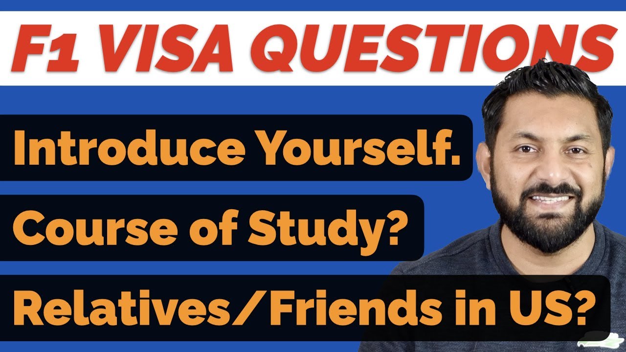 USA Visa Interview Question And Answers For F1 Students • Part 1 - YouTube