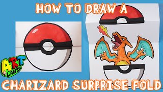 How to Draw a CHARIZARD SURPRISE FOLD!!!
