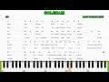 #not piano tutorial ( not angka ) lagu soleram - lagu daerah riau