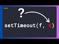 setTimeout of 0? #javascript