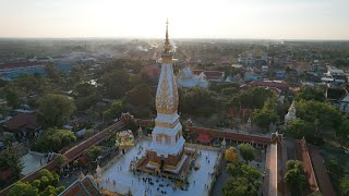 เตรียมสรงน้ำและทำความสะอาด ​องค์พระธาตุ​พนม เพื่อถวายเป็น​พุทธบูชา