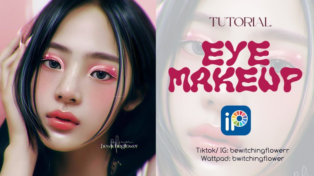 рџ њeye Makeup Edit Tutorial Ibispaint X Ft Minji Youtube