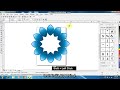 how to draw lotus design। corel me kamal kaise banaye। #coreldrawtutorial #coreldraw #techindia