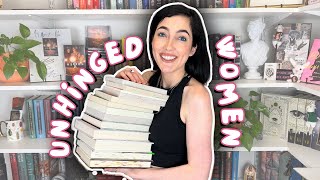 Books with UNHINGED WOMEN 😈 Love her ingenuity, but...straight to jail