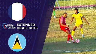 Guadeloupe vs. Saint Lucia : Extended Highlights | CONCACAF Nations League | CBS Sports Golazo