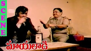 Padmanabham Discussing Scene About Promotion With Villan | Mayalaadi | Silk Smitha | V9 Videos