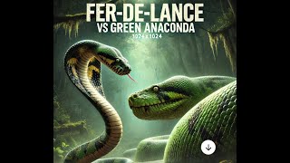 Fer-de-Lance vs. Green Anaconda: Venom Meets Constriction in the Amazon