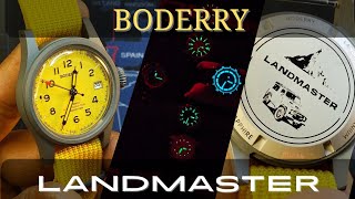 Boderry Landmaster | 38mm Automatic Field Watch under ₹10000 | Seiko NH35 | Lume Comparison #watch