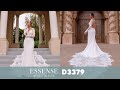 Simple Organza Long Sleeve Wedding Dress | Essense of Australia D3379