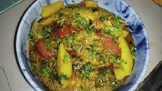 পাবদা মাছ ও আলু টমেটো দিয়ে মজাদার তরকারি//💛💜pabda mach//💛💜#cooking #recipe