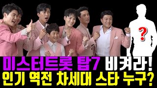 트로트 가수 TOP7 인기 역전한 차세대 스타는? 국민들 열광하는 사람의 정체!