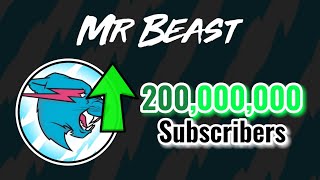 MrBeast Hitting 200 Million Subscribers! (1.49M/DAY!!) | Moment [300]