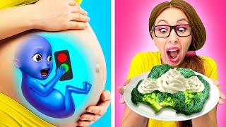 Funny Pregnancy Situations - RICH VS BROKE Pregnant in Jail | Family Struggles by La La Life Emoji