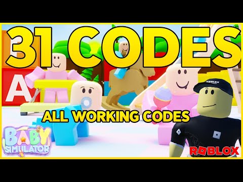 NEW CODES31 WORKING CODES for BABY SIMULATOR Roblox 2023 Codes for Roblox TV