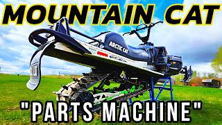 I Bought an 800cc Mountain Sled for $150… | ARCTIC CAT Mountain Cat 800
