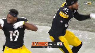Eric Ebron and Juju Smith-Schuster Celebration Dance After Blowout | Bengals vs.
