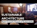 Sustainable architecture - report from the Summit of Sustainability in Architecture, Prague 2023