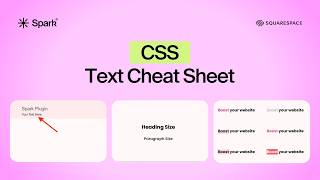 Squarespace CSS Text Cheat Sheet + No Code Tips