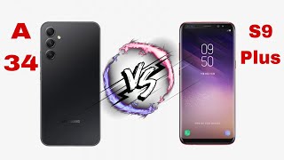 Samsung galaxy A34 VS Samsung galaxy S9 plus | speed test