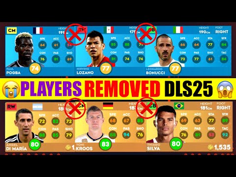 DLS 25 | JUGADORES QUE SERÁ ELIMINADOS EN DREAM LEAGUE SOCCER 2025