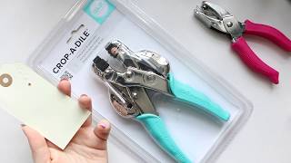 We R Memory Keepers Crop-A-Dile Hole Punch & Eyelet Setter | Review + Demo