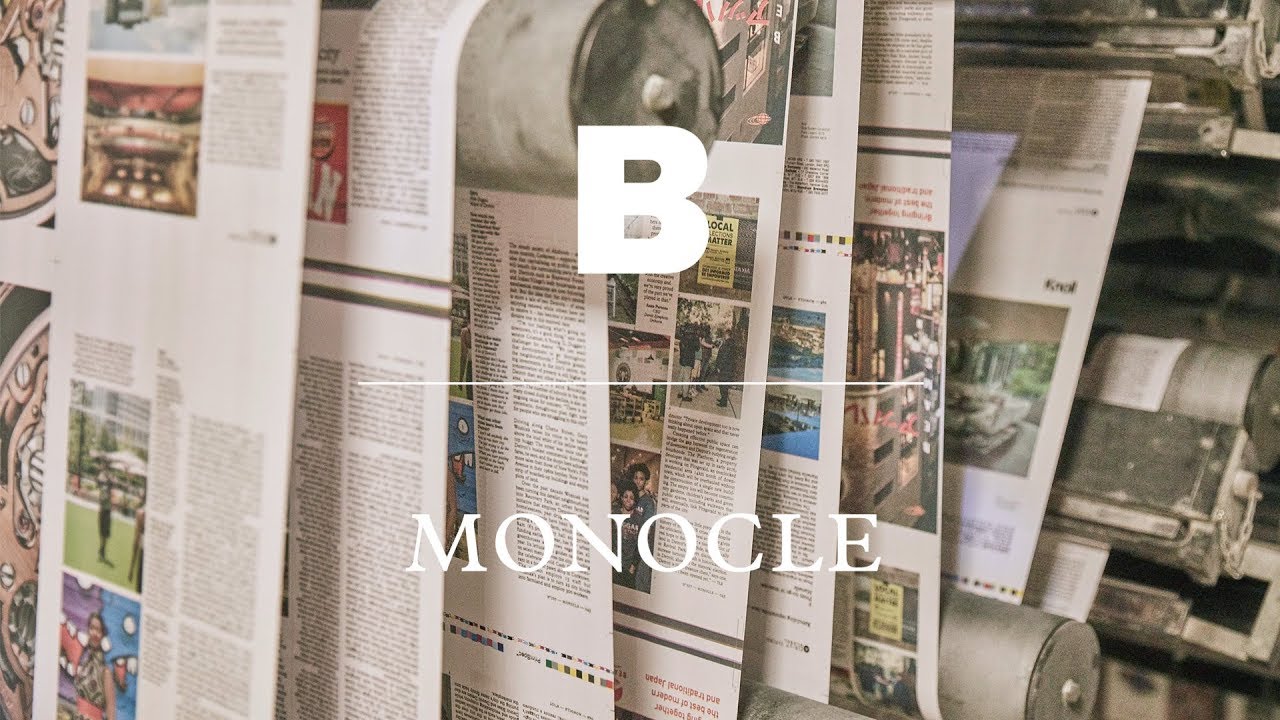 Magazine B 60th Issue: MONOCLE - YouTube