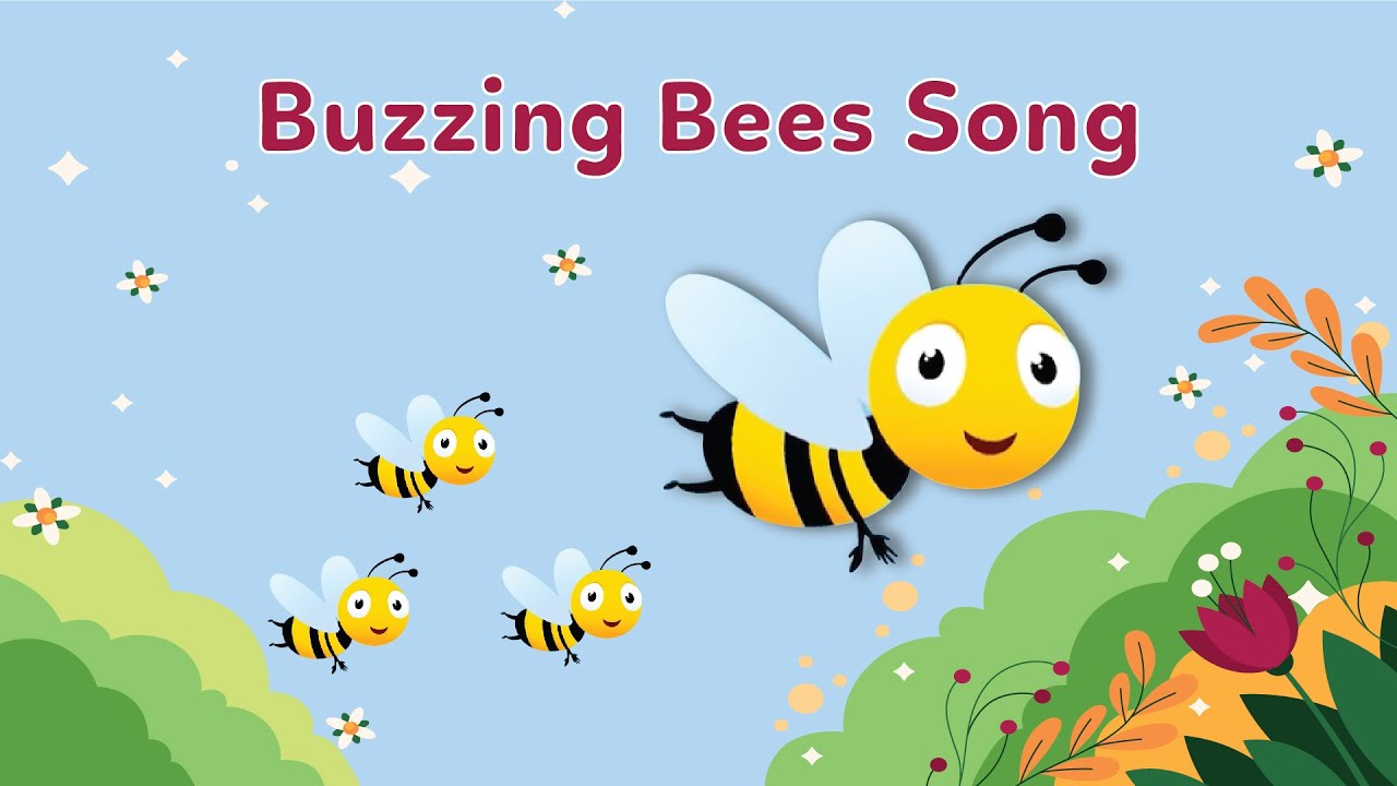 Buzzing Bees Song | Number Songs For Kids | Learn To Count | Kids ...