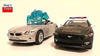 Police Chase | Alien Monster escape | Toy Cars video