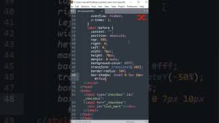 Checkbox Animation| HTML CSS
