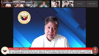 Gordon gets emotional as senators express support amid pandemic probe