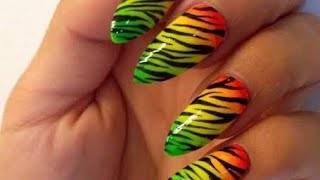 yellow colour nail art//beautiful yellow colour nail art designs