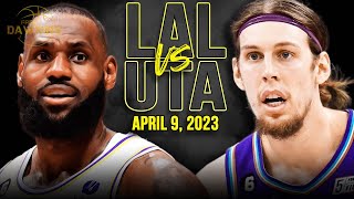 Los Angeles Lakers vs Utah Jazz Full Game Highlights | April 9, 2023 | FreeDawkins