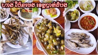 ហាង ប៉ែនចេង ខេត្តបាត់ដំបង | ម្ហូបកម្មង់ - khmer food | cambodia food | street food | ចែដូដូ