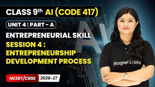 Session 4 : Entrepreneurship Development Process - Entrepreneurial Skill | Class 9 AI | Unit 4