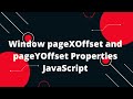 JavaScript Tutorial in Hindi #85 Window pageXOffset and pageYOffset Properties JavaScript
