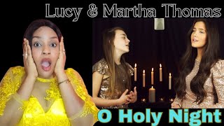 Lucy and Martha Thomas - "O Holy Night"//Sister Duet. Reaction