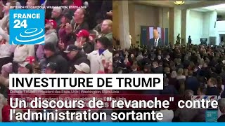 Investiture de Donald Trump : un discours de \