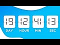 How to Create a Countdown Timer using HTML CSS & JavaScript | Timer Clock Tutorial | The Providers