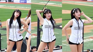 [4K] 240606 한화이글스 하지원 치어리더 ' BABYMONSTER (베이비몬스터) - SHEESH ' 직캠 @수원KT위즈파크