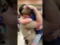 Father surprises son at school. #school #army #reunion #heartwarming #father #family