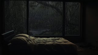 Rain Sounds for Sleeping | Downpour Rain Sound on Window for Sleeping, Relaxing, Focus on Study